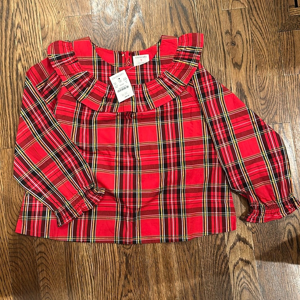 J Crew Holiday Blouse (small)